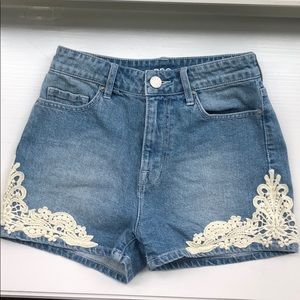 BDG High Rise Denim Shorts